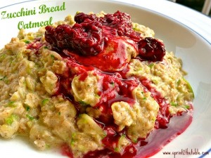 Zucchini Bread Oatmeal