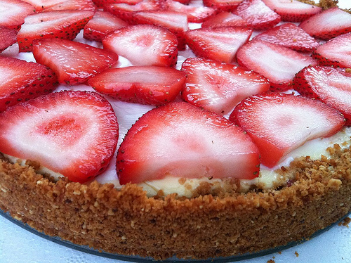 Strawberry Smoky Almond Tart