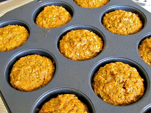 pumpkin-zucchini-muffin