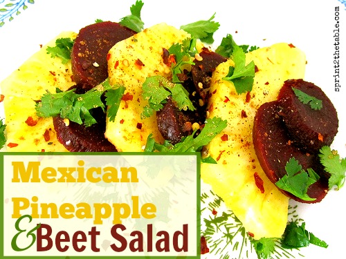 Mexican Pineapple & Beet Salad