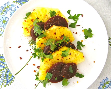 Mexican Pineapple and Beet Salad