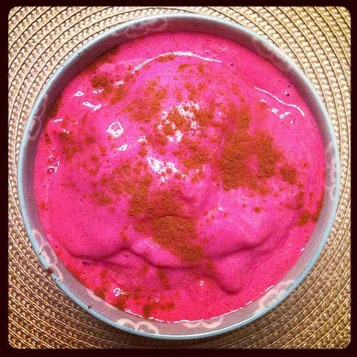 Beet Protein Frozen Custard