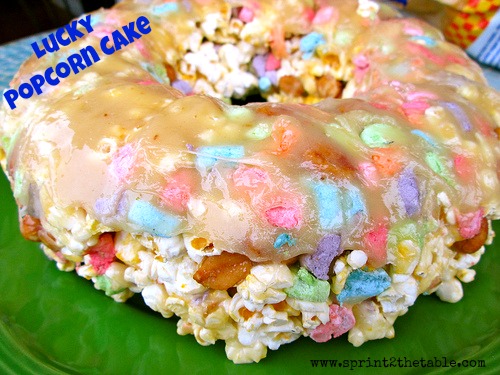 Lucky Popcorn Cake