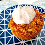 Sweet Potato Baked Oatmeal with Icing