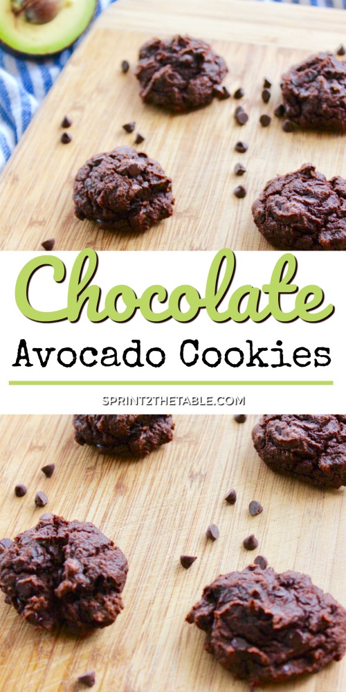 Chocolate Avocado Cookies sound a little strange, but you'd never guess avocado is hiding in here.  Best of all, these 50 calorie cocoa cookies are sugar-free, gluten-free, and paleo-friendly!