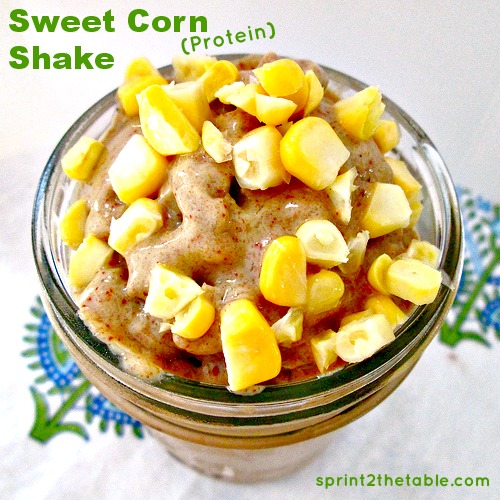 Sweet Corn Protein Shake