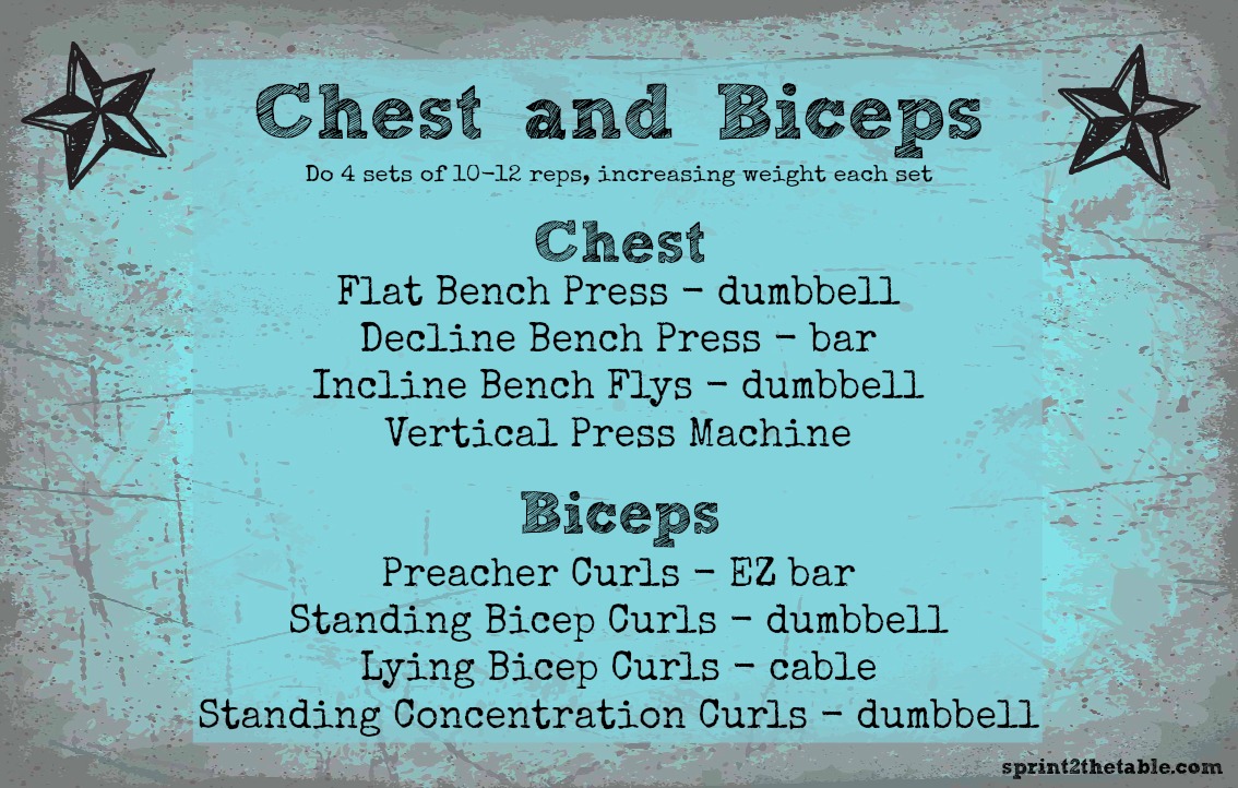 Work It Out: Chest and Biceps