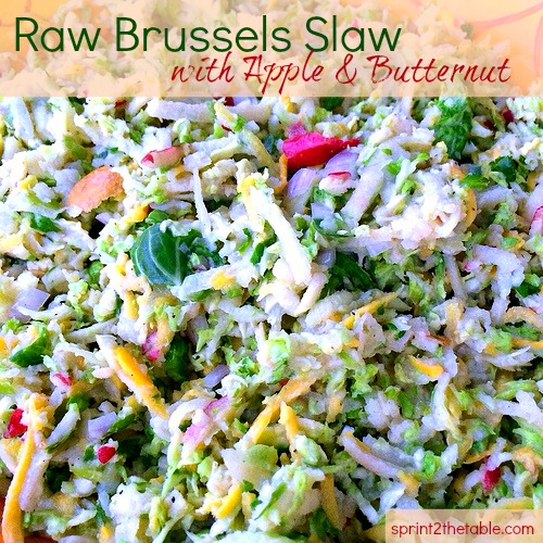 Raw Brussles Slaw