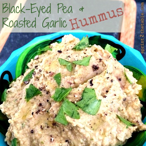 Black-Eyed Pea and Roasted Garlic Hummus
