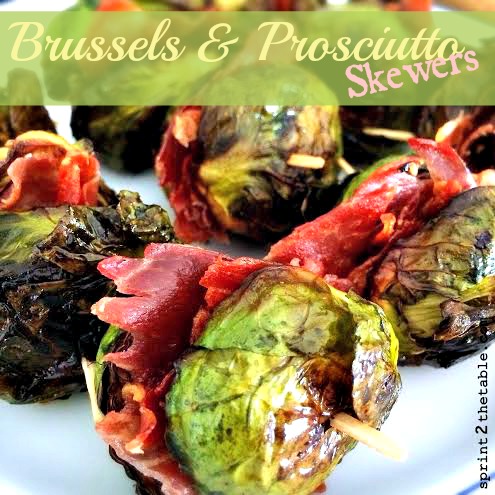 Brussels & Prosciutto Skewers