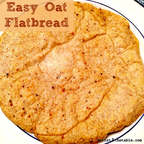 Easy Oat Flatbread