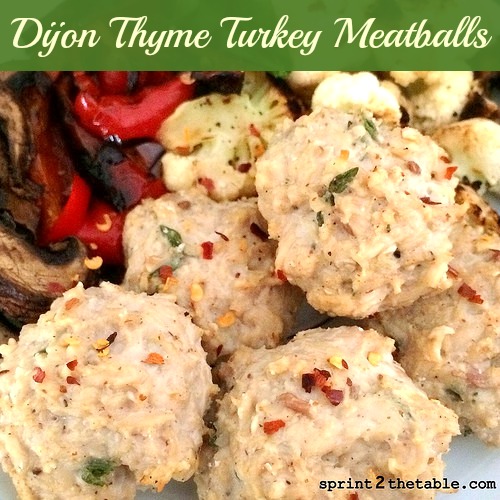 Dijon Thyme Turkey Meatballs
