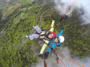 Paragliding in Interlaken, Switzerland