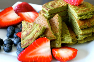 Green Protein Pancakes