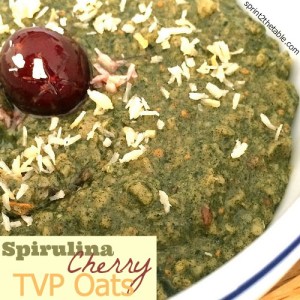 Spirulina Cherry TVP Oats