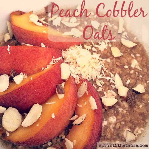 Peach Cobbler TVP Oats