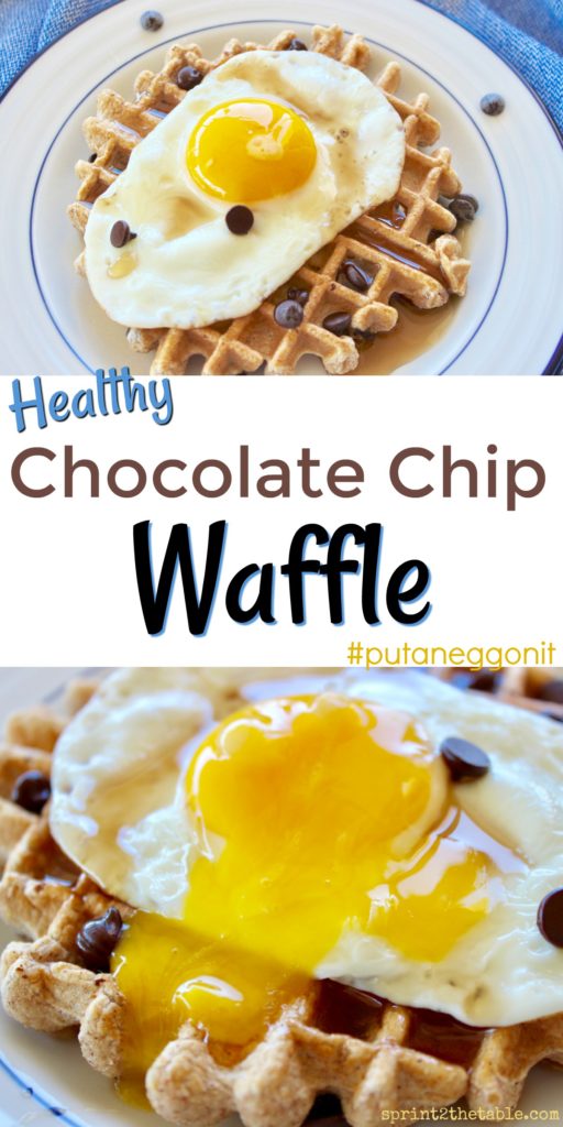  This Healthy Chocolate Chip Waffle is reminiscent of a Waffle House favorite. This waffle doesn’t sacrifice on flavor, but it’s much cleaner than its inspiration. Make a bunch to freeze for a quick breakfast! (Recipe includes a GF option,)