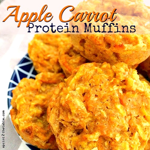 Apple Carrot Protein Muffin Recipe