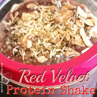 Red Velvet Protein Shake