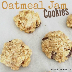 Oatmeal Jam Cookies