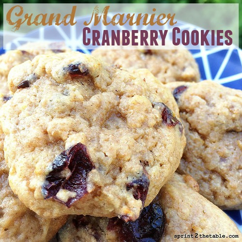 Grand Marnier Cranberry Cookies