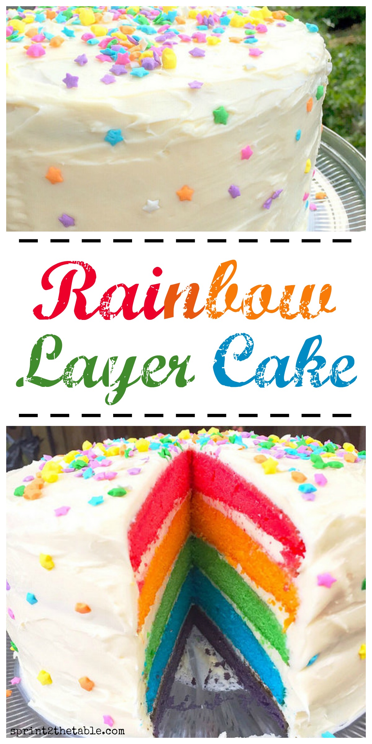 Rainbow Layer Cake - it takes some time to make, but I promise the end product is well worth it. Plus I have a few tricks to make it easier!