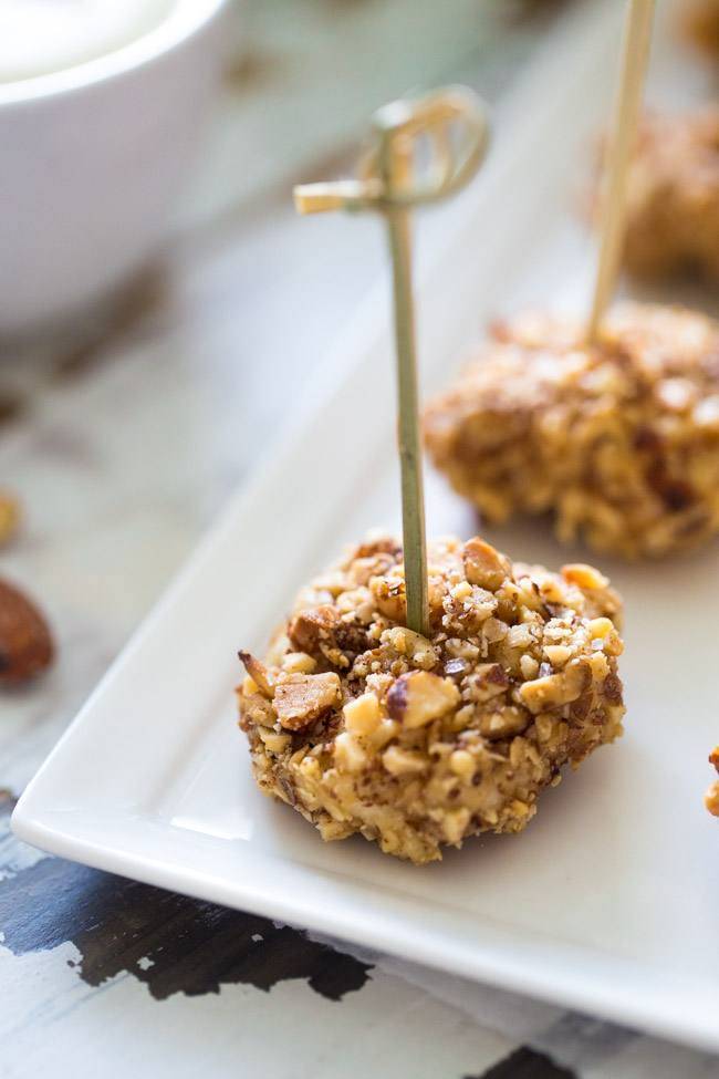 Almond Crusted Chicken Bites