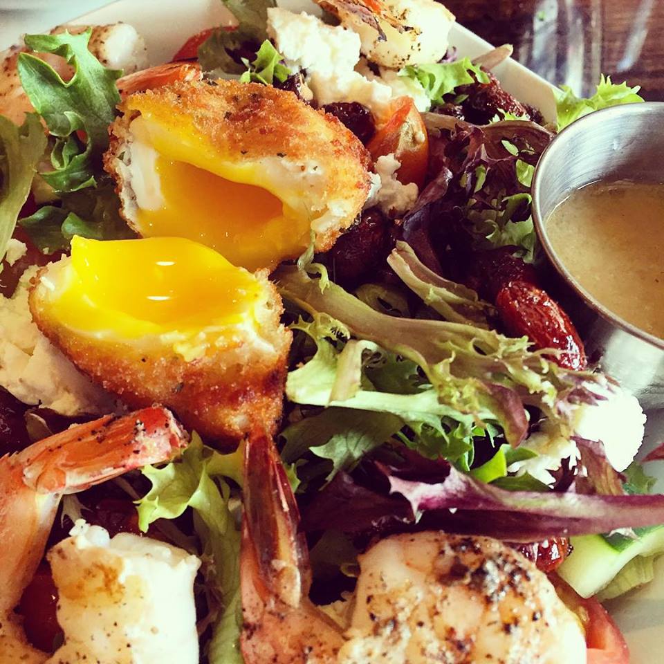 Egg and shrimp salad at Union Kitchen