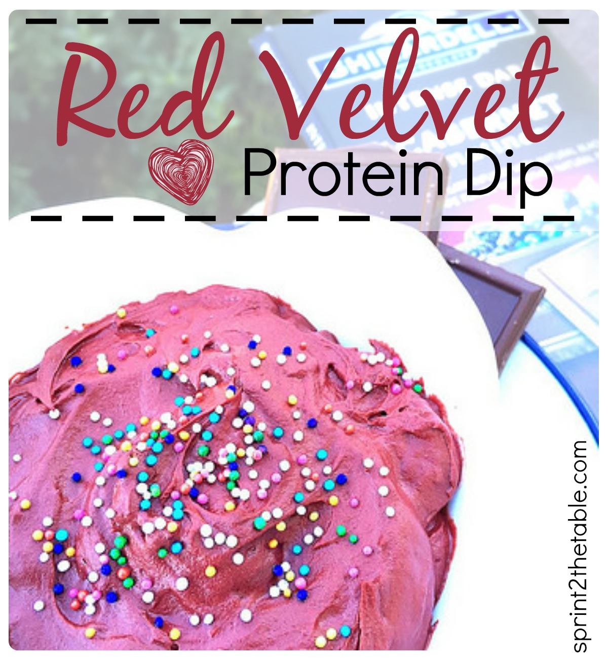 Red Velvet Protein Dip - packed with flavor and nutrients from beets, avocado, and cocoa!