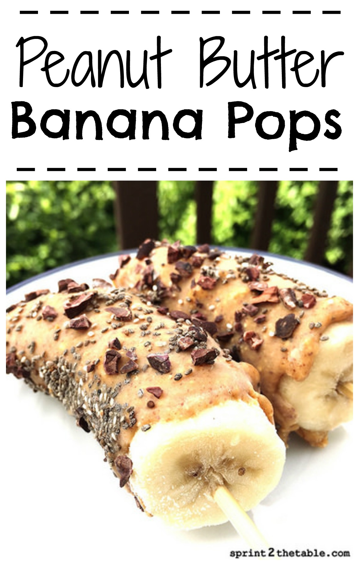 Nut Butter Banana Pops - whether it's a summer afternoon treat or a bachelorette party favor, you really can't go wrong!