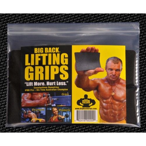 Big Black Lifting Grips