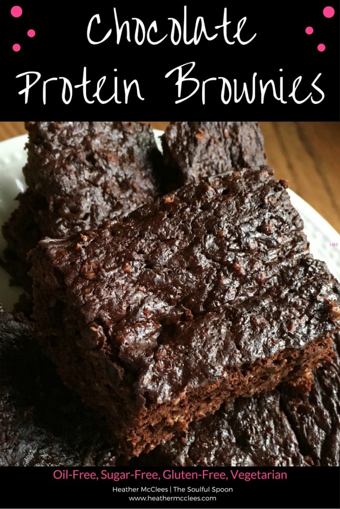 Sugar-Free Chocolate Protein Brownies