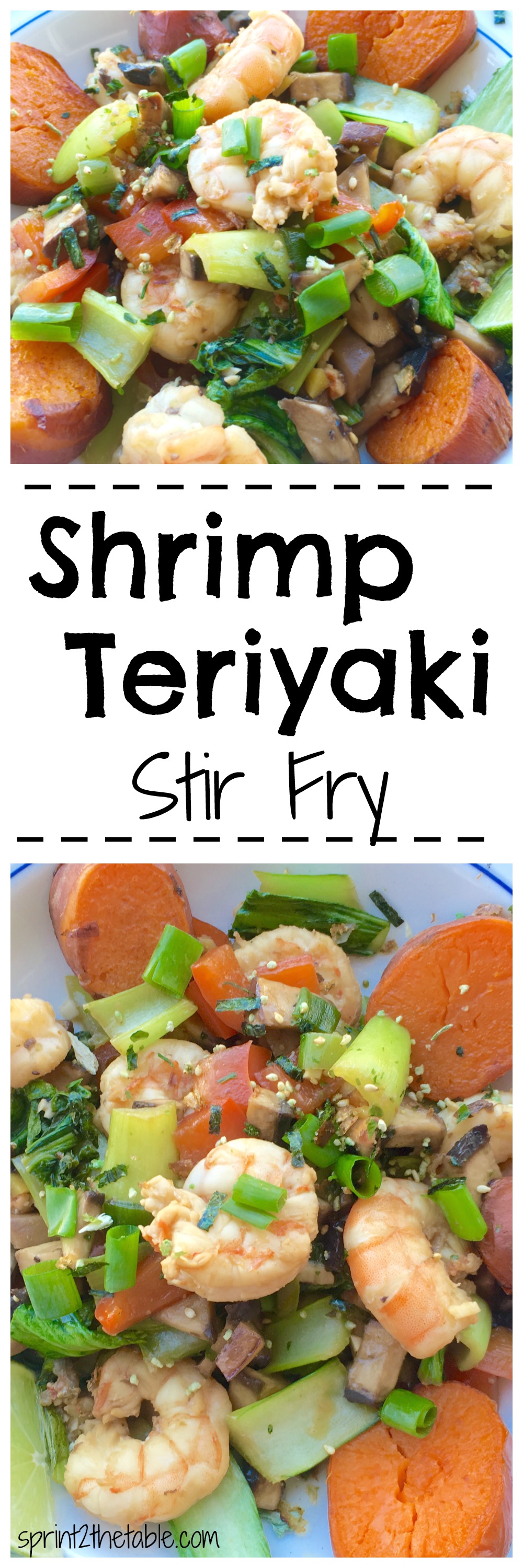 This yummy teriyaki stir fry recipe means you'll never need take out again. The marinade for the shrimp is just 3 ingredients!