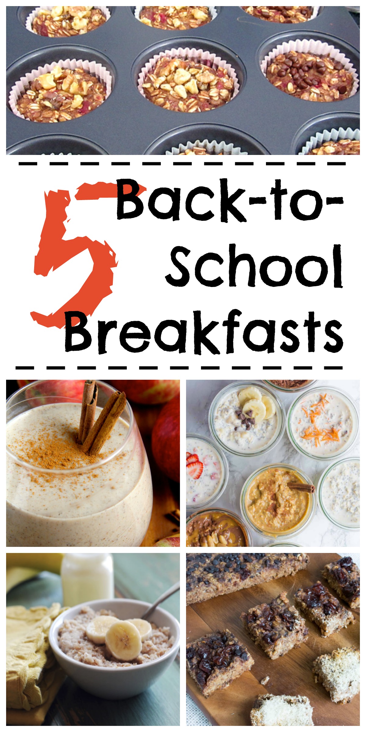 5 healthy make ahead breakfast ideas for the school year