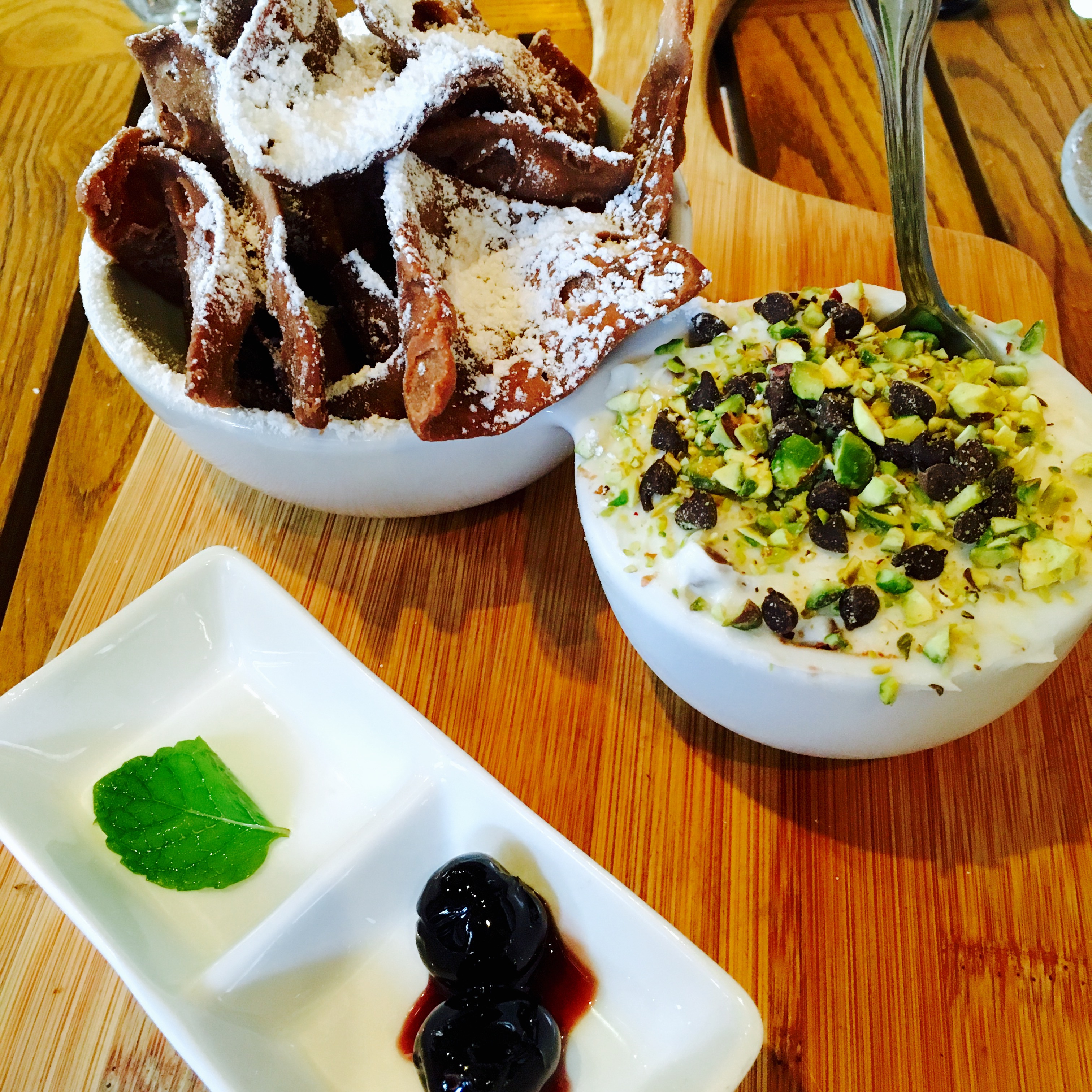 Cannoli chips at Barbusa in San Diego's Little Italy