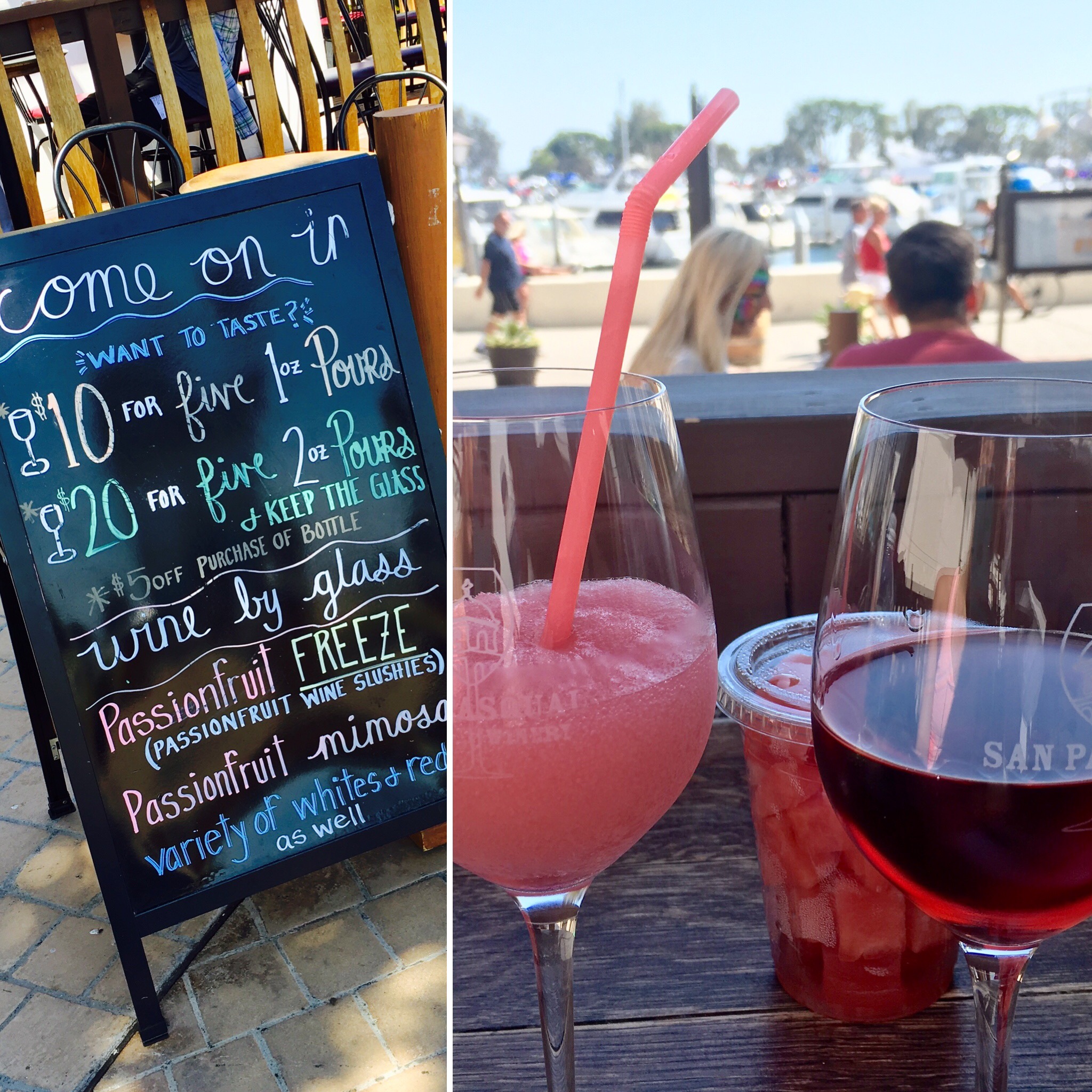 San Pasqual Wine Tasting Room wine slushie