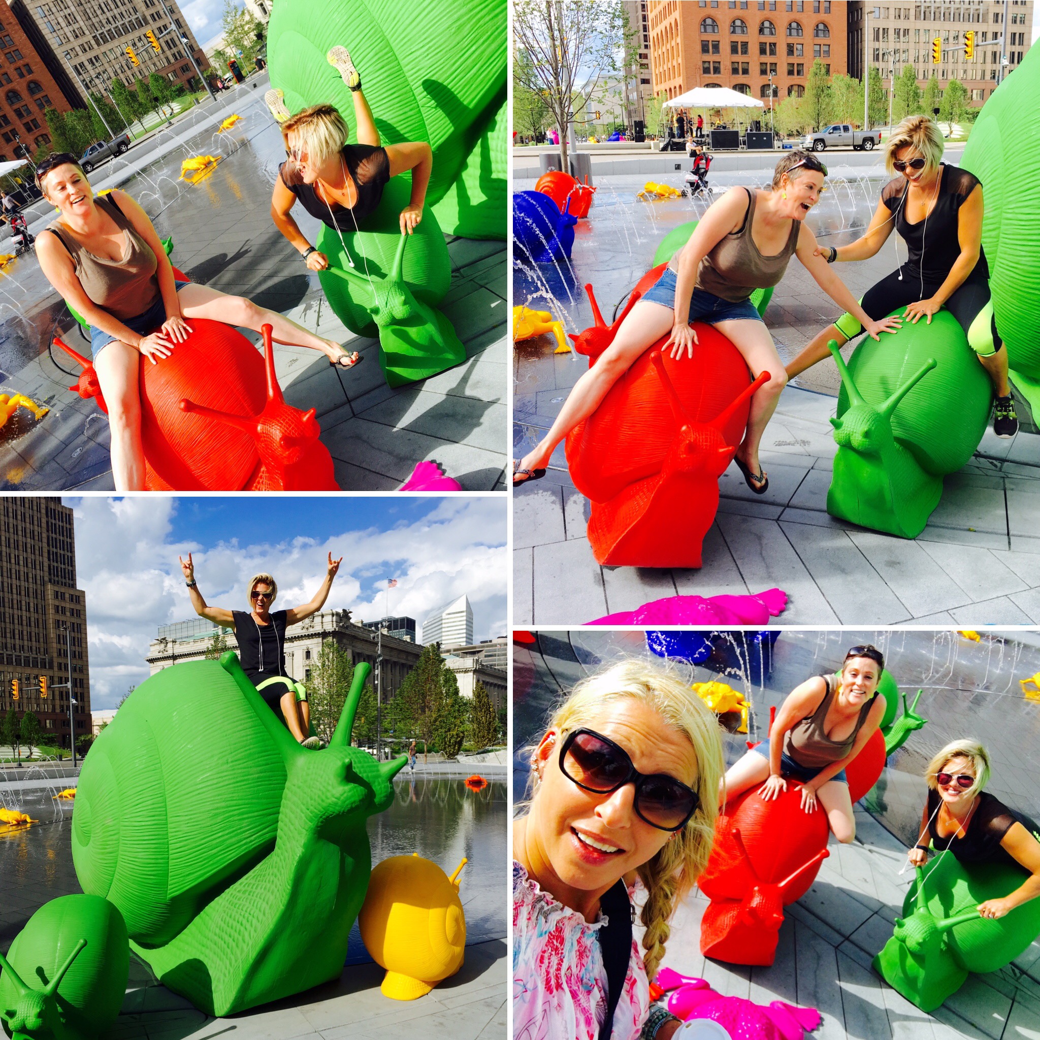 Neon Snail photo shoot in Cleveland