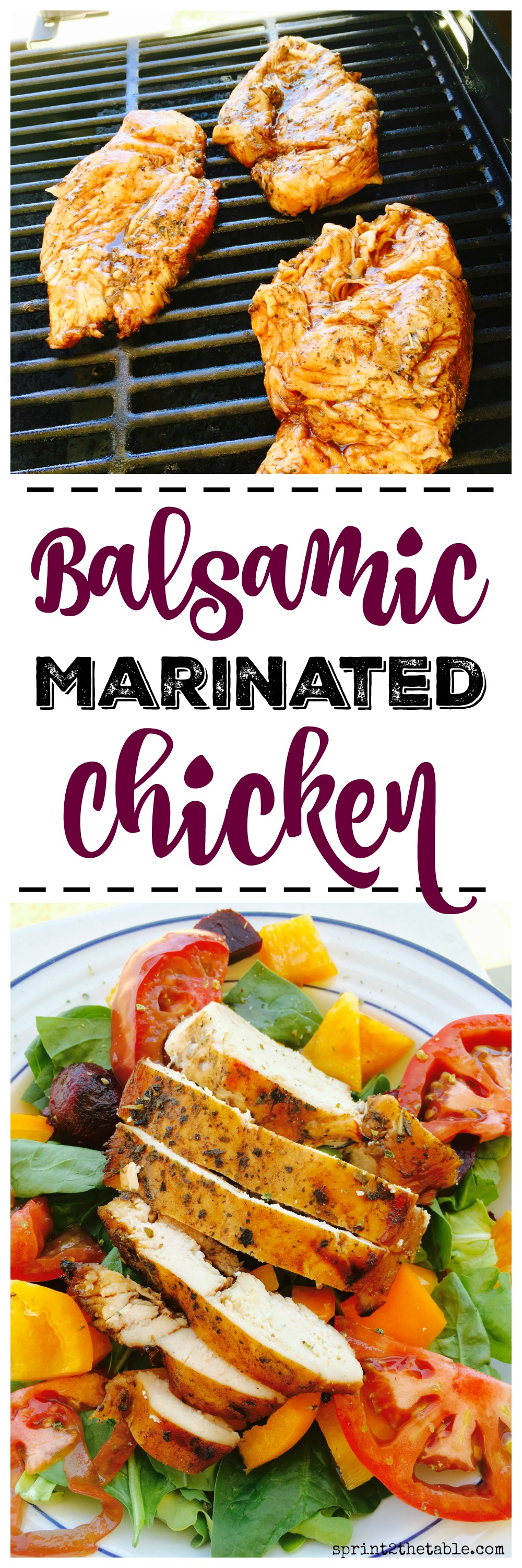 This Balsamic Marinated Chicken recipe is incredibly easy to make and packs a ton of flavor your whole family will love!