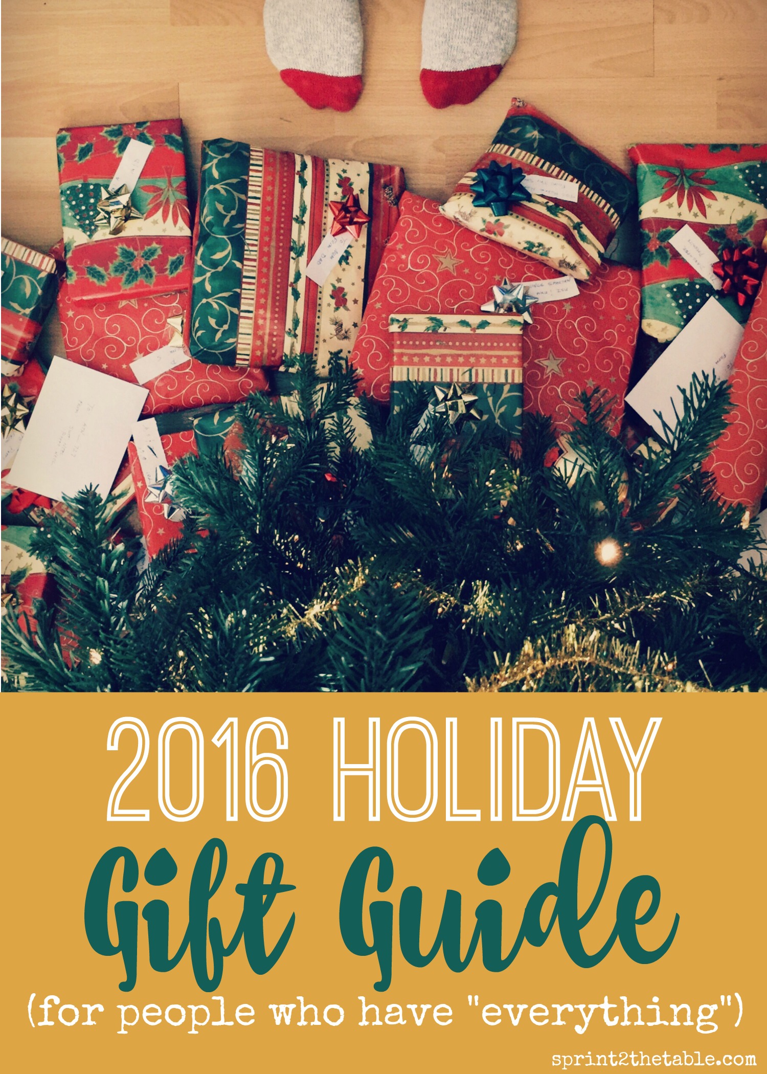 2016 Holiday Gift Guide (for people who have "everything")