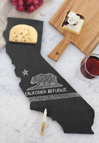 State of California Slate Cheese Board