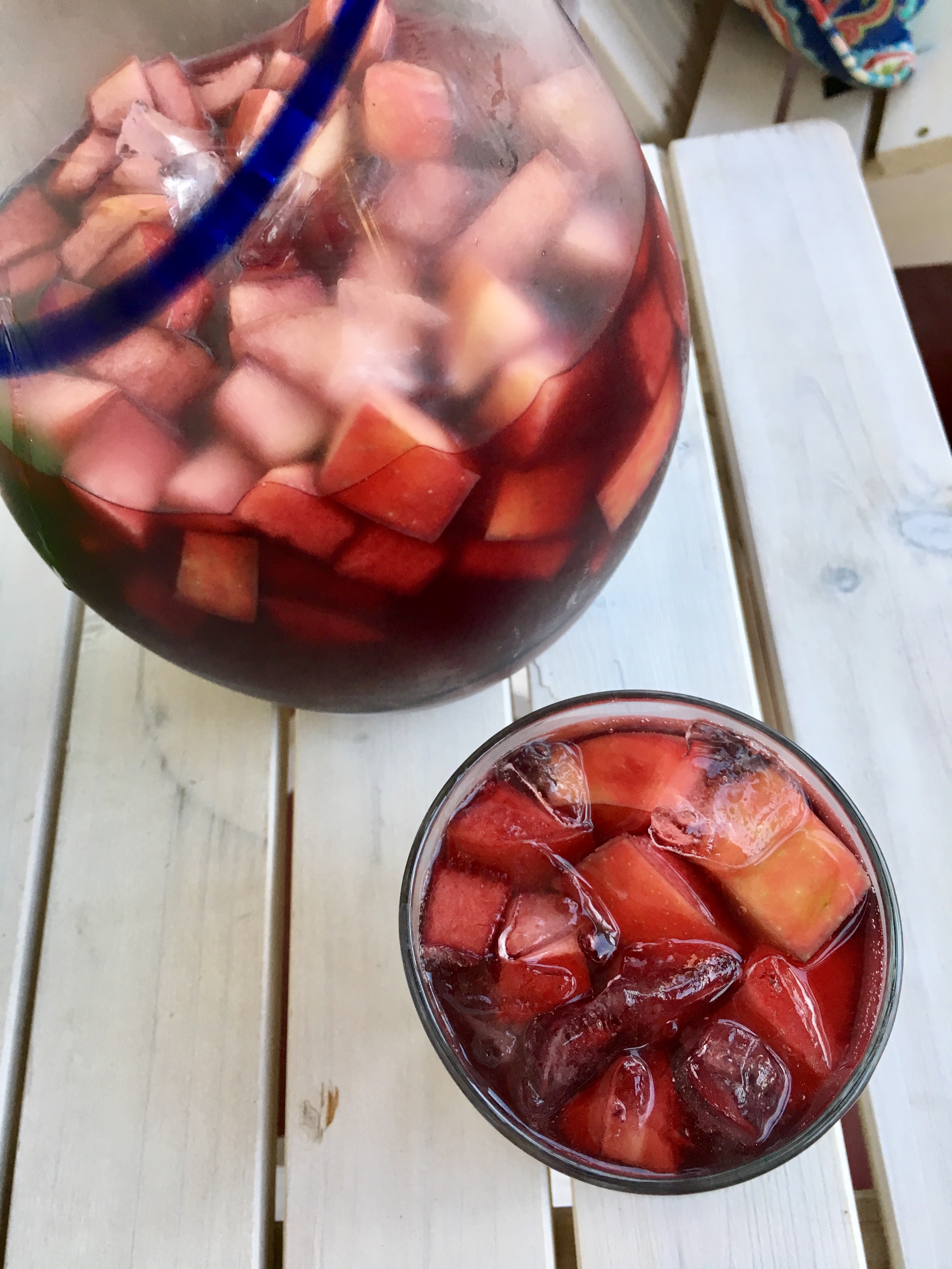 This super-easy Apple Cider Sangria is a perfect addition to any fall gathering!