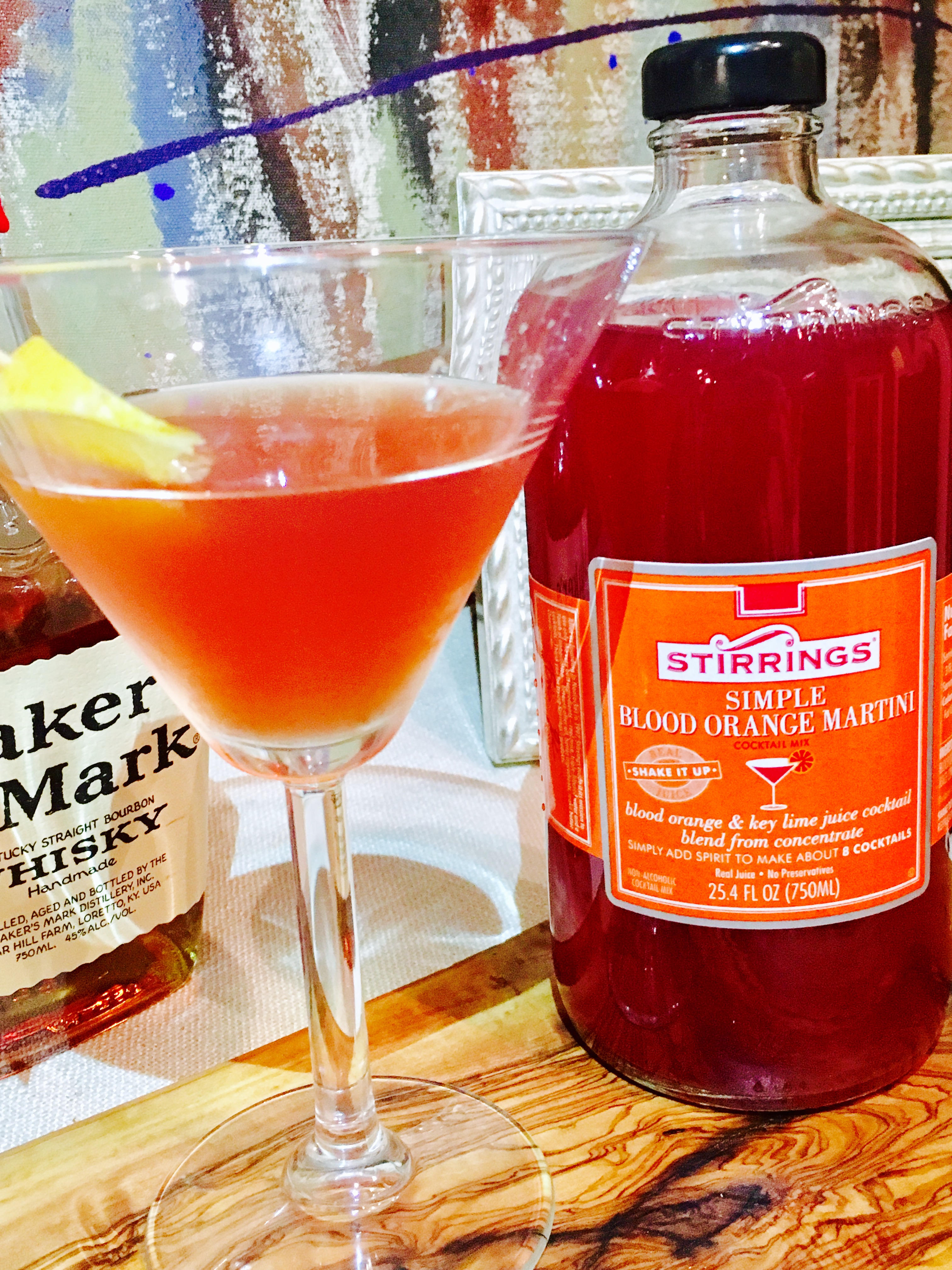 This Smoked Blood Orange Manhattan is the perfect balance of boozy and fruit!