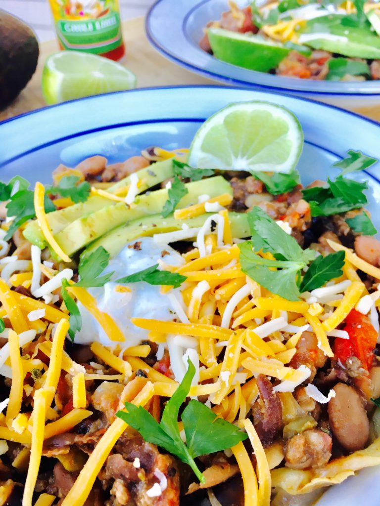 Dried Bean & Beef Slow Cooker Chili