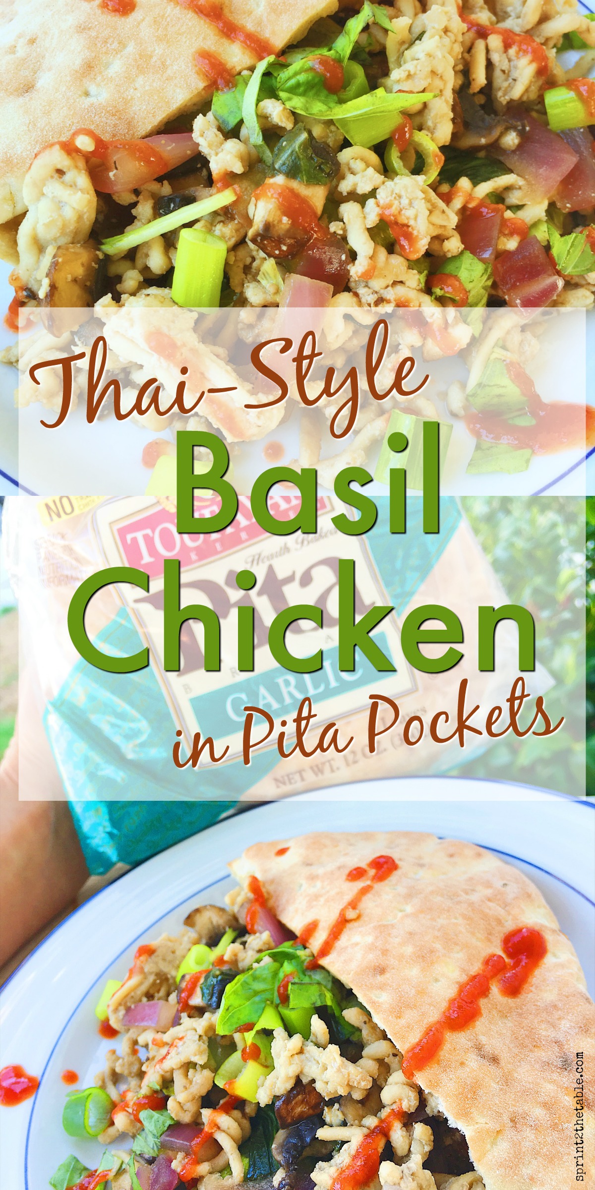 This crave-worthy Thai-Style Basil Chicken is made with lean ground meat, basil leaves, and veggies. It's a quick, heathy dinner that's full of flavor!