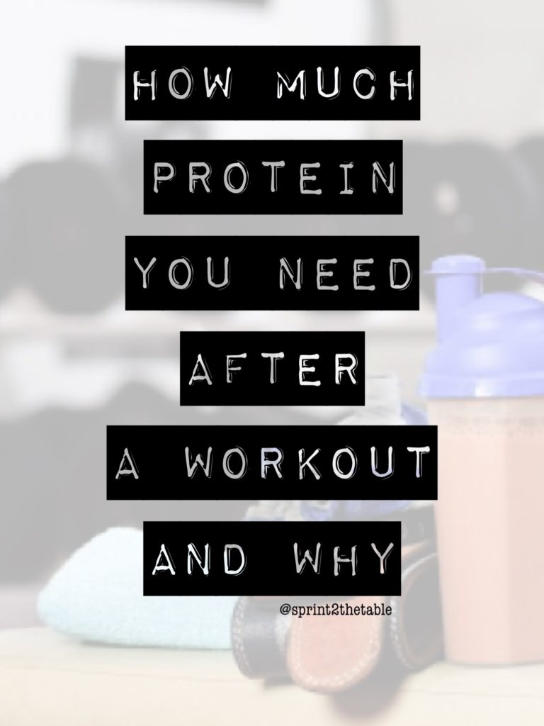 How Much Protein You Need After a Workout & Why