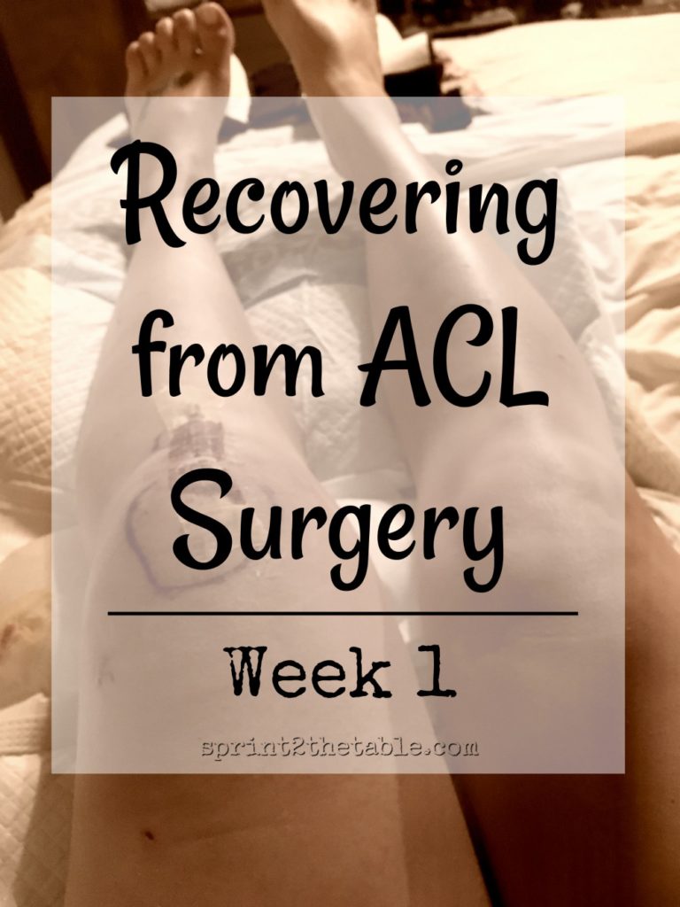 Recovering from ACL Surgery: Week 1