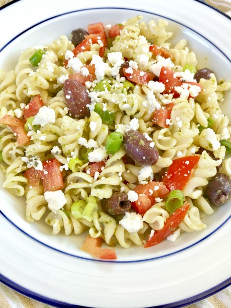 Try this super-easy, gluten-free pasta salad for this week's meal prep!