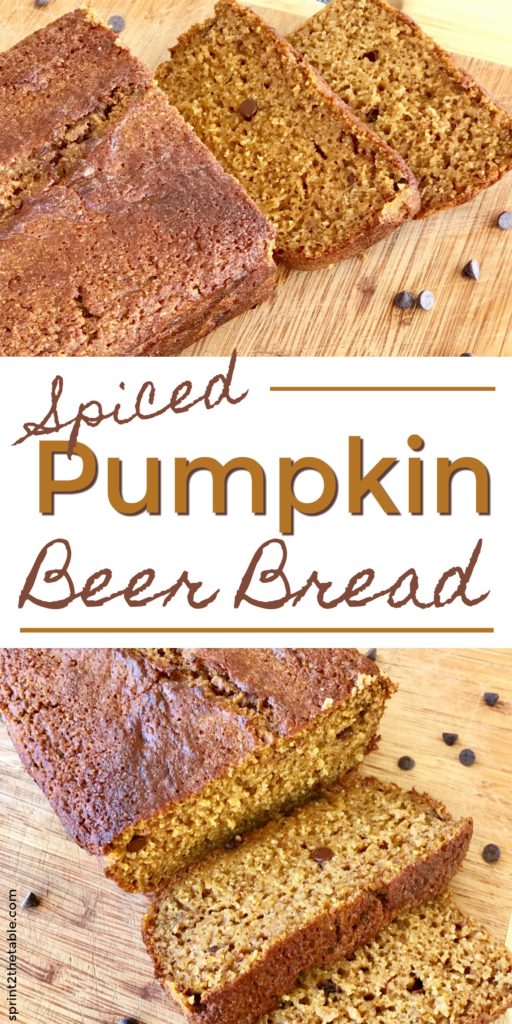 This Spiced Pumpkin Beer Bread is an incredibly easy homemade bread. No yeast. No rise time. No kneading. A warm slice is perfect on a cool fall morning!