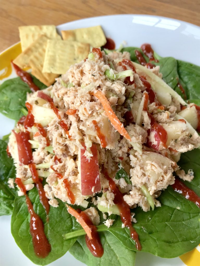 Salmon salad - quick and easy!