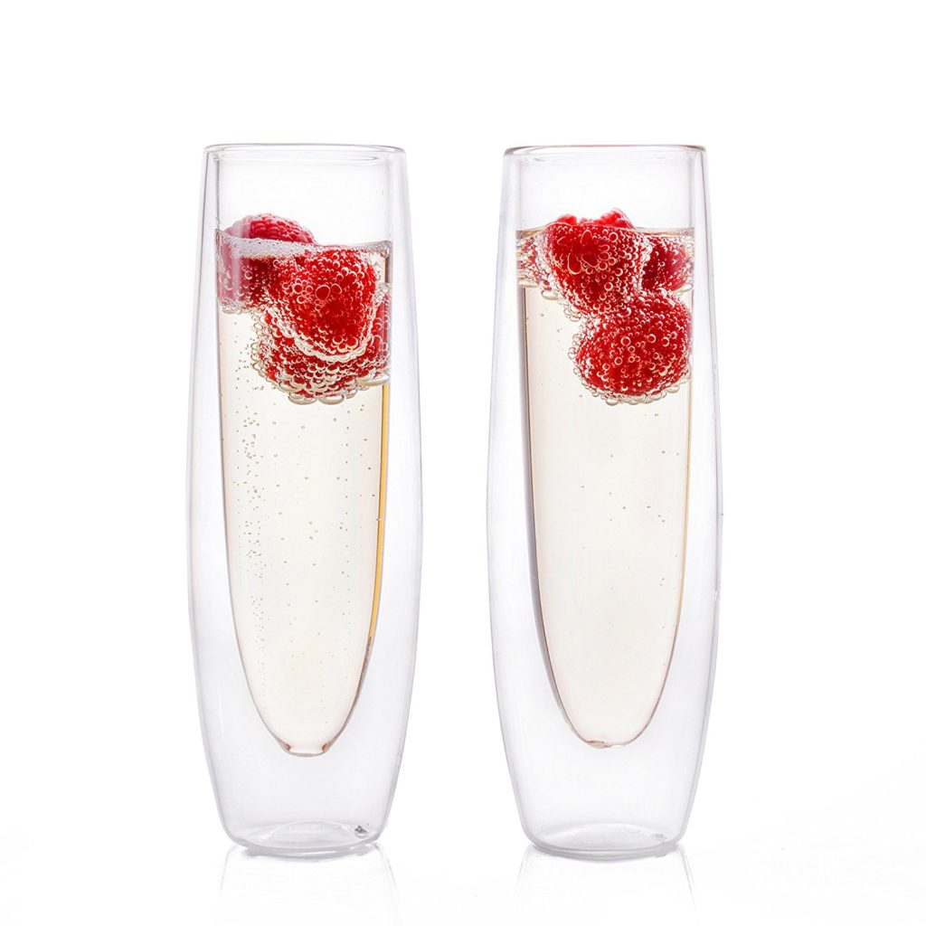Insulated Champagne flutes